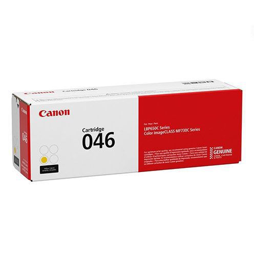 Canon 046 Yellow Original Toner Cartridge (1247C001) For Canon LBP650C, MF730C Series