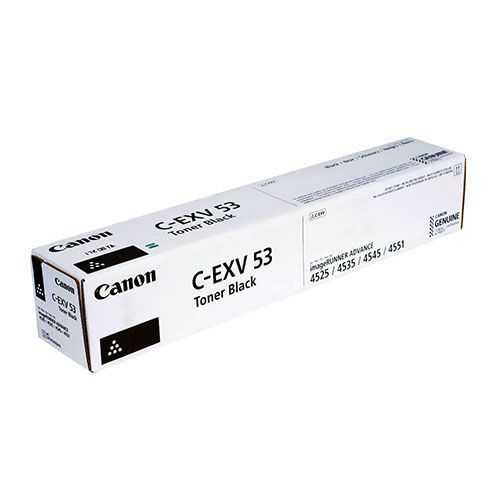 Canon C-EXV53 Black Original Toner (0473C002) For Canon IR 4525i, 4535i, 4545i, 4551i, 4555i,  IR Advance 4525i,  IR Advance 4535i, IR Advance 4545i, IR Advance 4551i,  IR Advance 4555i Copiers