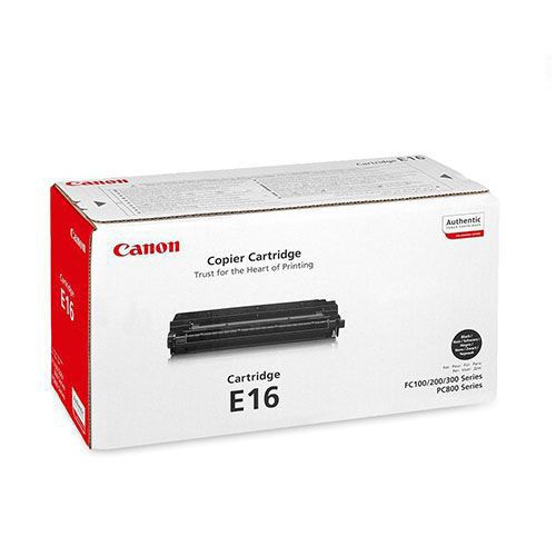 CANON E16 Original Toner Cartridge For Canon FC 100, 120, 200S, 220S, 224,  270, 288, 298, PC108, 288, 290, 298, 300, 310, 320, 3230, 325, 330, 330L, 355, 400, 420,  425, 530,  730, 735, 740, 745, 760,  770, 775, 785428, 430, 530, 550, 700, 710 Copiers