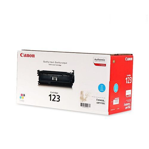 CANON CRG-123 Cyan Original Toner Cartridge For Canon LBP-7750C, 7753, 7754dn Laser Printers