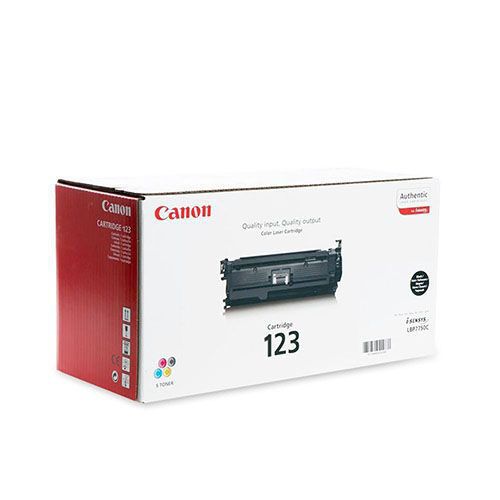 CANON CRG-123 Black Original Toner Cartridge For Canon LBP-7750C, 7753, 7754dn  Laser Printers