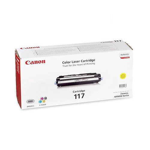 CANON CRG-117 Yellow Original Toner Cartridge For Canon MF-9170,  MF-9130, MF-8450, MF-9220 Multifunctional Laser Printers