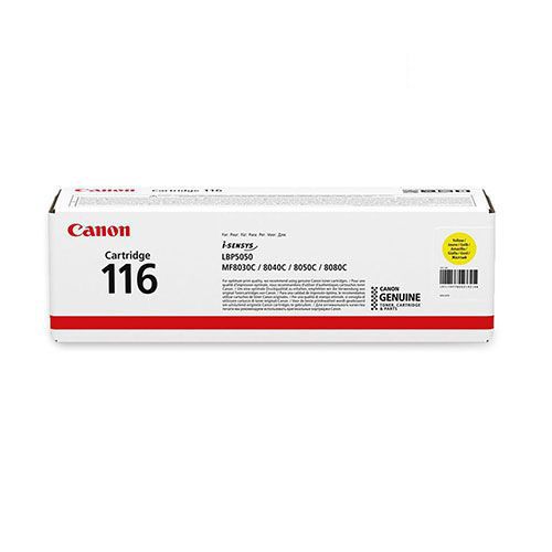 CANON CRG-116 Yellow Original Toner Cartridge For Canon LBP-5050,  5050n,  IC MF-8030,  IC MF-8030Cn Laser Printers