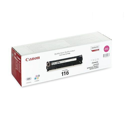 CANON CRG-116 Magenta Original Toner Cartridge Canon LBP-5050, 5050n, IC MF-8030,  IC MF-8030Cn Laser Printers 