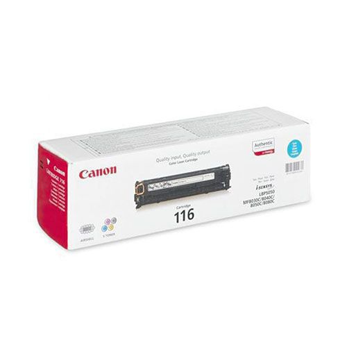 CANON CRG-116 Cyan Original Toner Cartridge For Canon LBP-5050, 5050n, IC MF-8030, IC MF-8030Cn  Laser Printers