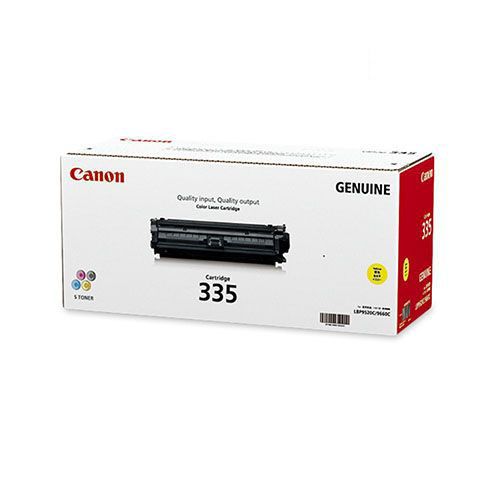 CANON CRG335 Yellow Original Toner Cartridge For Satera LBP-841C, 842C, 843Ci, 9660C, 9520C Printers