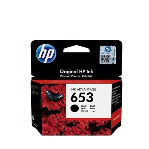 HP 653 Black Ink Cartridge for HP Deskjet Plus 6075, 6475 Printer