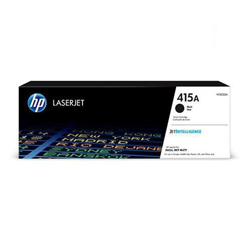 HP 415A Black Original Toner Cartridge (W2030A) For HP LaserJet Color Printer M454dn, MFP M479dw, M454dw, MFP M479fdn, MFP M479fdw, MFP M479fnw All-In One Printers