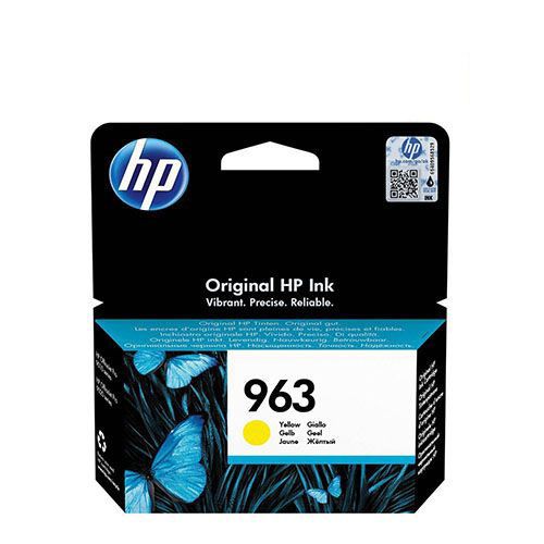 HP 963 Yellow Original Ink Cartridge (3JA25AE) for HP OfficeJet Pro 9010, 9012, 9013,9014, 9015, 9016, 9018, 9019, 9020, 9023, 9022, 9025, 9026 Printer