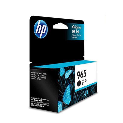 HP 965 Black Original Ink Cartridge (3JA80AA) for HP OfficeJet Pro 9010, 9016, 9018, 9018, 9020 All-in-One Printer