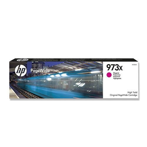 HP 973X High Yield Magenta Original PageWide Cartridge (F6T82AE) for HP PageWide Pro 452dw, 452dwt, 477dn, 477dw, 477dwt Printer