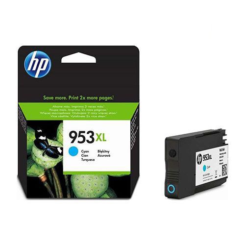 HP 953XL Cyan Ink Cartridge (F6U16AE) For HP Officejet Pro 8702, 7720, 7730, 7740, 8210, 8710, 8715, 8716, 8720, 8725, 8730, 8740 Printer