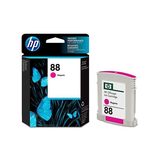 HP 88 Magenta Ink Cartridge (C9387A) for HP Officejet Pro K5400, K5400dn, K5400dtn, K5400dtwn, K5400n, K550, K550dtn, K550dtwn, K8600, K8600dn, L7480, L7550, L7555, L7570, L7580, L7590, L7680 Printer