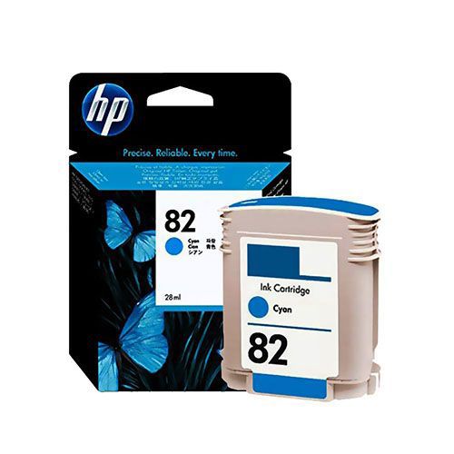 HP 82 Cyan Ink Cartridge (C4911A) for HP DesignJet 500, 500PS, 800, 800PS, 510, 815MFP, 820MFP, cc800ps Printer