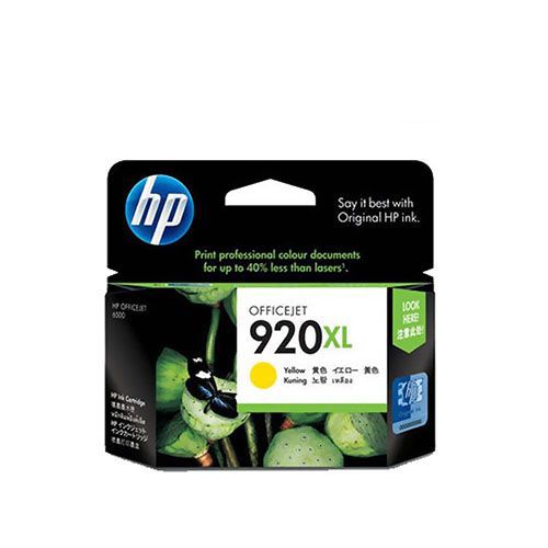 HP 920XL Yellow Officejet Ink Cartridge (CD974A) for HP Officejet 6500-E709a, 6000-E609a, 6500-E709n, 6500A-E710a, 7500A-E910a Printer