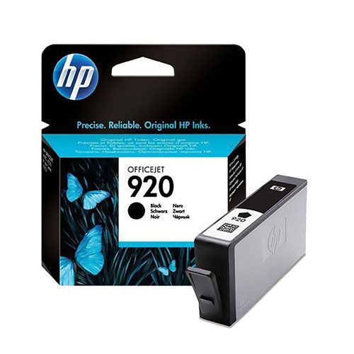 HP 920 Black Officejet Ink Cartridge (CD971A) for HP Officejet 6500-E709a, 6000-E609a, 6500-E709n, 6500A-E710a, 7500A-E910a Printer