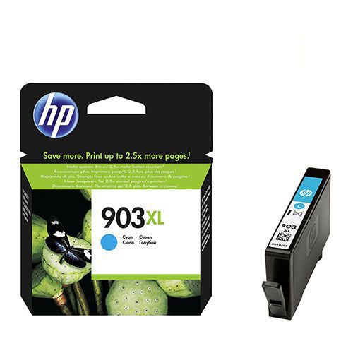 HP 903XL Cyan Ink Cartridge (T6M03A) for HP Officejet 6950, Pro 6960, Pro 6970 AiO Printer Series