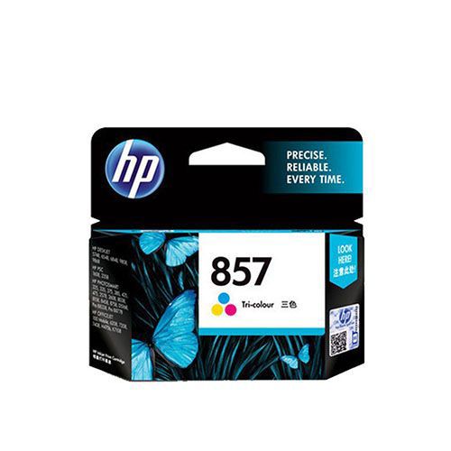 HP 857 Tri-Color Ink Cartridge (C9363Z) for HP Deskjet 5748, 6548, 6848, 9808, 9868, Photosmart D5168, 3252, 3352, 3754, 3853, PSC 1608, 2358, Officejet H470b, K7108, 6208, 7208, 7408, 100 Mobile Printers