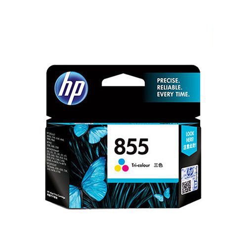 HP 855 Tri-Color Ink Cartridge (C8766Z)  for HP Photosmart 8450, 8150, 2710, 2610, 375, 325, Officejet 7410, 7310, 6210, PSC 2350, Deskjet 6840, 6540, 6520, 5740 Printer