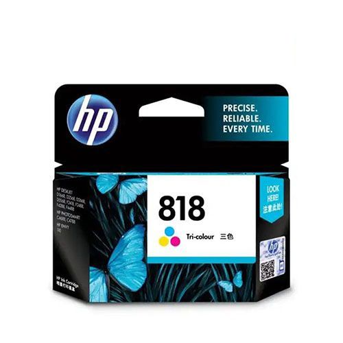 HP 818 Tri-Color Ink Cartridge (CC643Z) for HP Deskjet D1668, D2568, D2668, D5568, F2418, F2488, F4288, F4488 All-in-Ones, Photosmart C4688, C4788, Envy 110new All-in-One