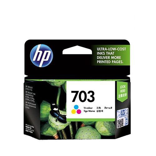 HP 703 Tri-Color Ink Cartridge (CD888A) for HP Deskjet D730, F735 AiO, K209g, K209a, K109a, K109g Printer