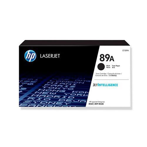 HP 89A Black LaserJet Toner Cartridge (CF289A) For HP LaserJet Enterprise Flow MFP M528z, M507x,  MFP M528dn, MFP M528f,  MFP E52645c, E52645dn, M507dn Monochrome Printers